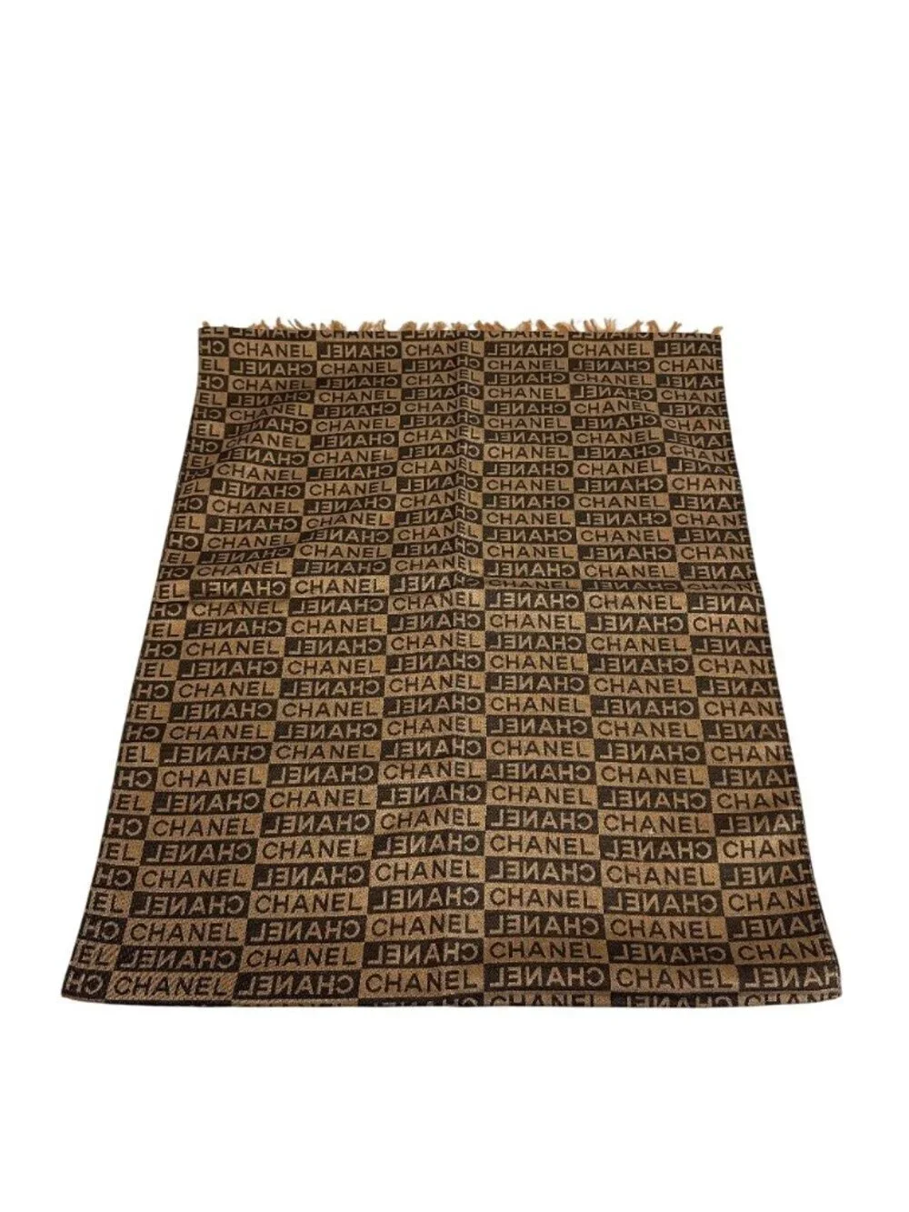 Chanel Logo Shawl Scarf